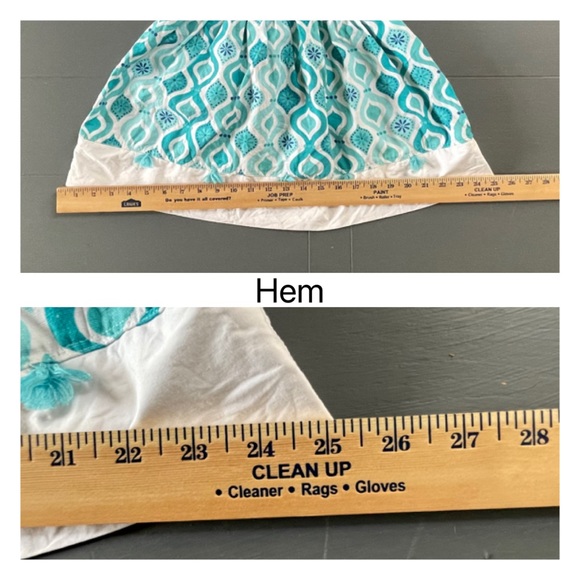 GYMBOREE Girls Teal & White Sundress Size 4 - Picture 7 of 10